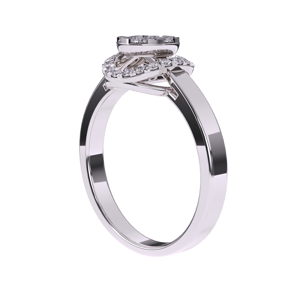 Amazing Round Halo Diamond Engagement Ring